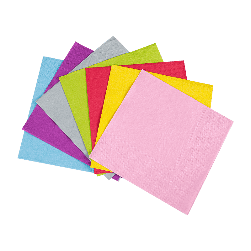 25x25 kulay na nakalimbag na papel napkins SJ4102