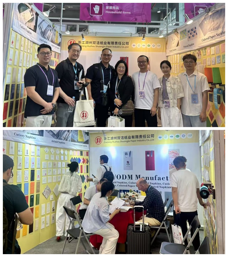 Ang papel na Shuangjie ay nagbukas sa ika -137 na pag -import at pag -export ng Commodity Fair, at ang mga produktong berdeng papel ay nakakaakit ng pansin