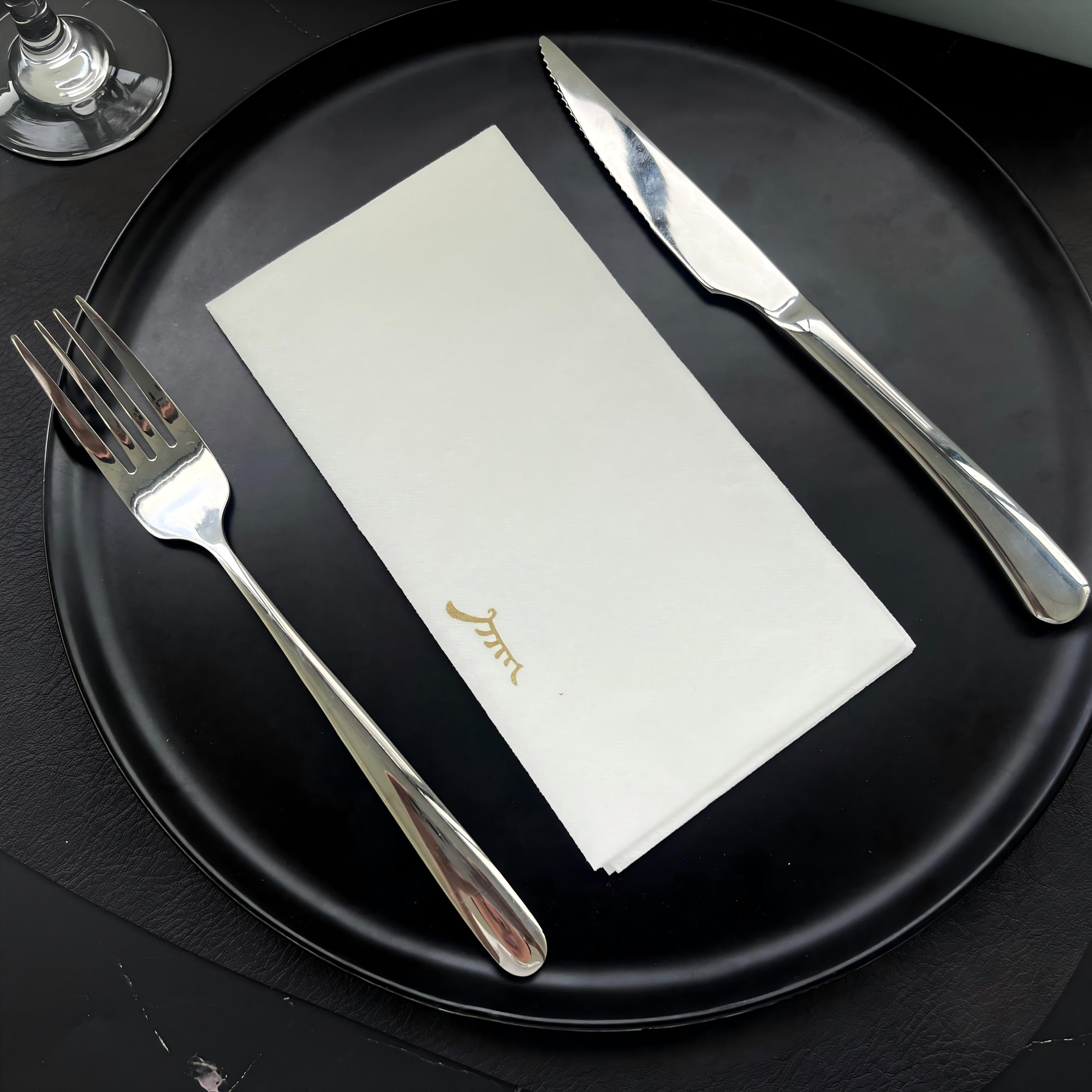 High Weight 70Gsm White Airlaid Paper Napkin - Mataas na Absorbency para sa Mga Kasal at Party