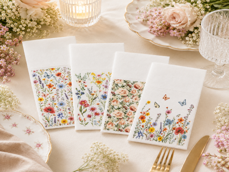 Paano Mo Mape-personalize ang Mga Cocktail Napkin para sa Mga Kasal at Pang-korporasyon na Kaganapan?